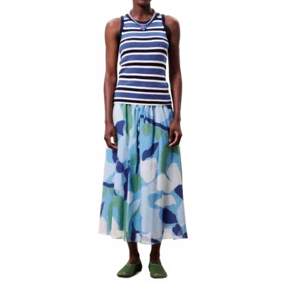 Frnch Ceruleen Tank Top In Blue In Multi