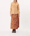 Frnch Chi Midi Skirt In Vase In Multi