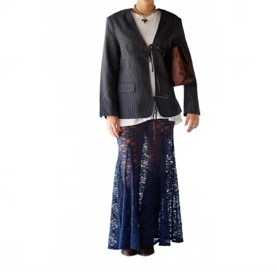 Frnch Classic Grisette Blazer In Grey In Gray