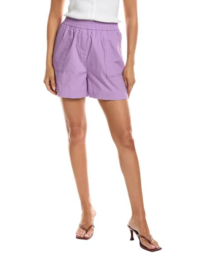 Frnch Cyana Woven Short In Purple
