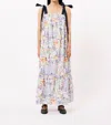 Frnch Cylia Picnic Dress In French Area In Multi