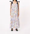 Frnch Cylia Picnic Dress In French Area In Multi