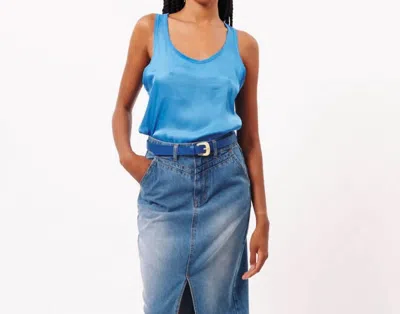 Frnch Danny Tank Top In Electrique Bleu In Multi