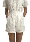 Frnch Doris Short In Blanc In White