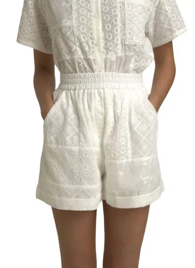 Frnch Doris Short In Blanc In White