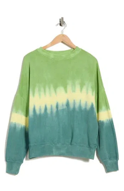 Frnch Era Tie Dye Cotton Sweatshirt In Multi
