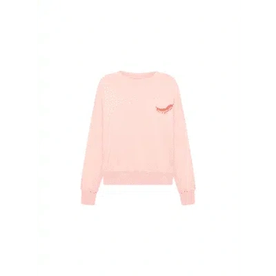 Frnch Ethel Sweatshirt In Rose From In Pink