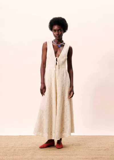 Frnch Floripa Dress In Cream In Multi