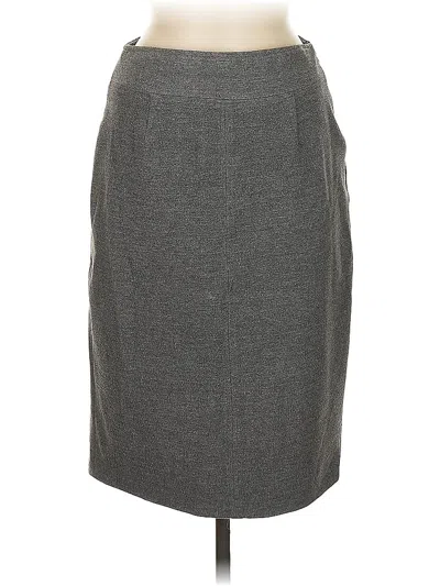 Pre-owned Frnch Formal Skirt In Gray