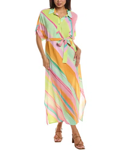 Frnch Galiena Woven Dress In Multi