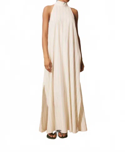 Frnch Giuseppina Maxi Dress In Beige In Neutral