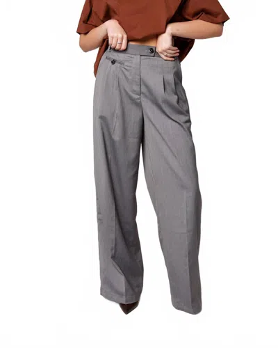 Frnch Hibiscus Pants In Grey In Gray