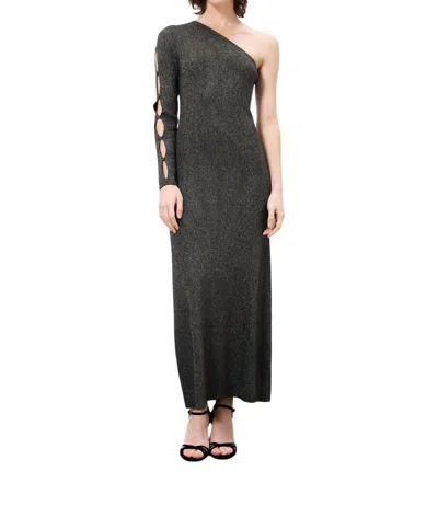 Frnch High Winter Knitted Dress In Black