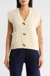 Frnch High Winter Sweater Vest In Neutral