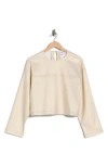 Frnch High Winter Woven Top In Neutral