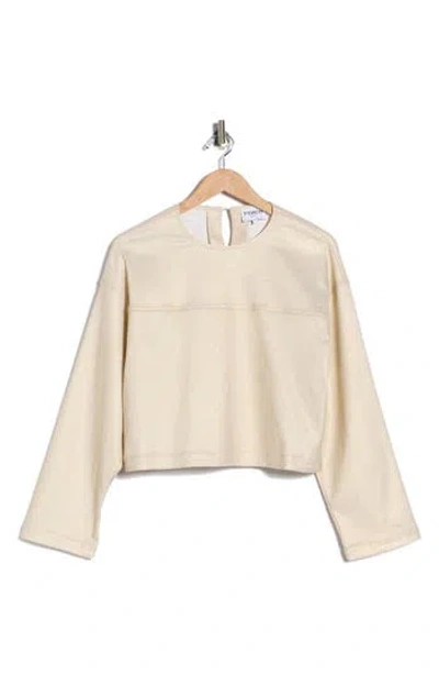 Frnch High Winter Woven Top In Neutral