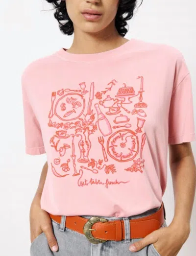 Frnch Ipheion T-shirt In Rose In Pink