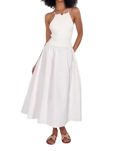FRNCH ISILDA MAXI DRESS IN CREME