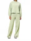 Frnch Ismery Gingham Trousers In Lime In Green