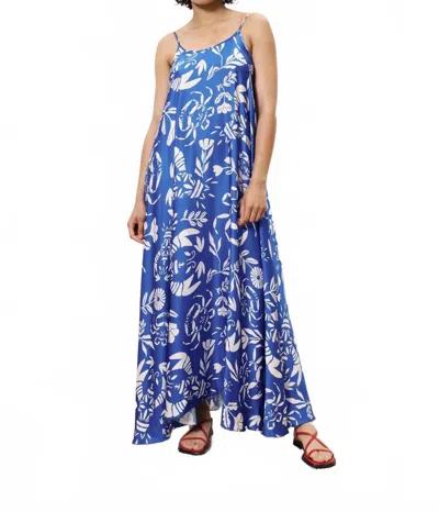 Frnch Isys Homard Maxi Dress In Blue