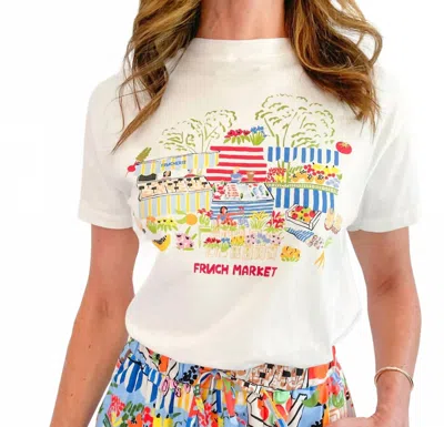 Frnch Ivane Short Sleeve Tee In White