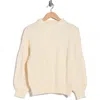 Frnch Julia Cable Knit Sweater In Yellow