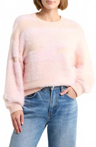 Frnch Julianne Sweater In Rose In Pink
