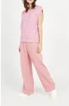 Frnch Kemy Sweater Vest In Rose In Pink
