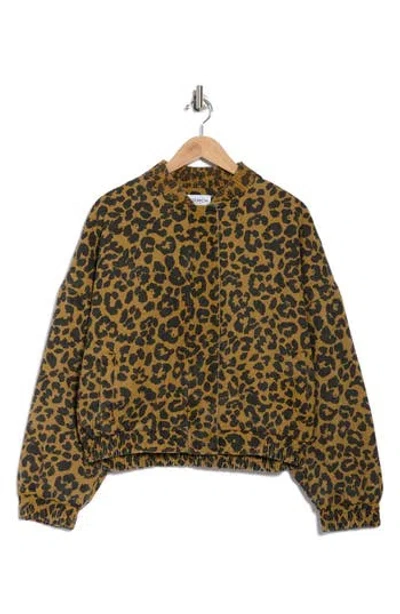 Frnch Leopard Jacket In Animal Print