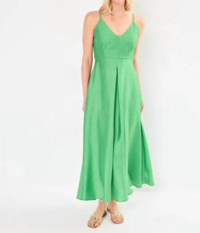 Frnch Lionelle Midi Dress In Vert In Multi
