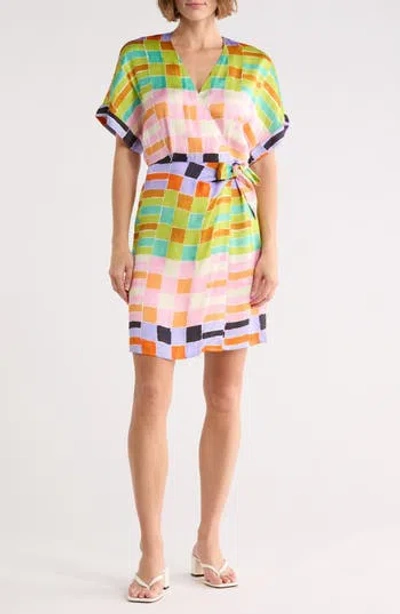 Frnch Lois Woven Dress In Animal Print