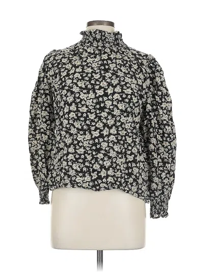 Pre-owned Frnch Long Sleeve Turtleneck In Black