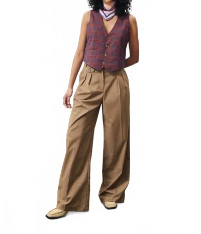 FRNCH LORENA PANTS IN CAMEL
