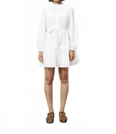 Frnch Macaire Mini Dress In Blanc In White