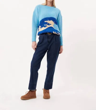 Frnch Maeko Sweater In Azure Blue