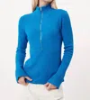 Frnch Mai Sweater In Bleu Azur In Blue