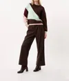 Frnch Mariko Sweater In Chocolat In Multi