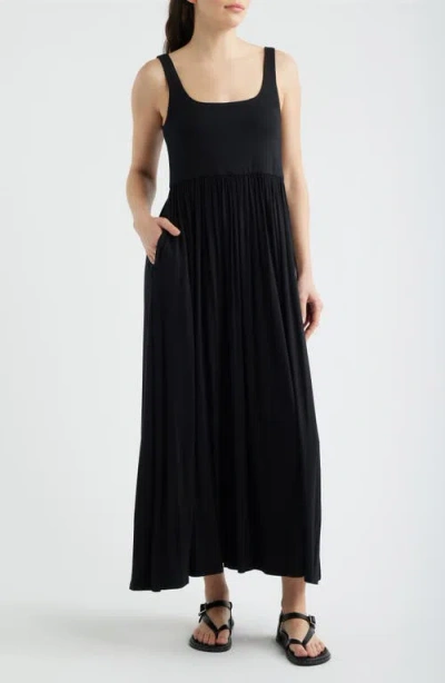 Frnch Marinelle Sleeveless Maxi Dress In Black
