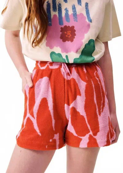 Frnch Missouri Shorts In Water Lily Violet In Pattern
