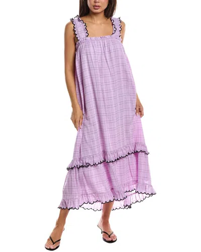 Frnch Nataly Midi Dress In Purple