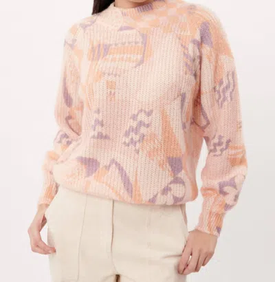 Frnch Neuville Sweater In Souk In Pink