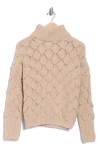 Frnch Nika Turtleneck Sweater In Animal Print