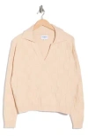 Frnch Nina Jacquard Pullover Sweater In Neutral
