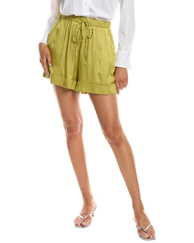 Frnch Noelle Woven Short In Yellow