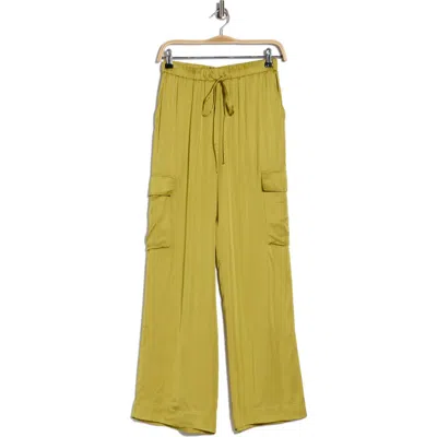 Frnch Nouma Cargo Wide Leg Pants In Green