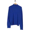 Frnch Noure Mock Neck Sweater In Blue