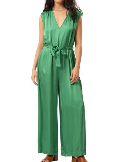 Frnch Cadia Emerald Jumpsuit In Green