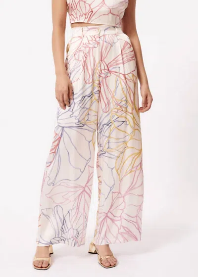 Frnch Pastel Swirl Pant In Multi