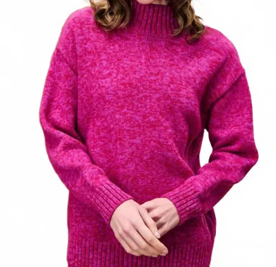 Frnch Perrein Sweater In Fuchsia In Pink