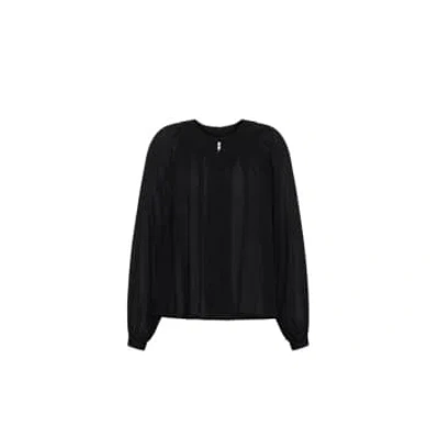 Frnch Philipine Blouse In Black